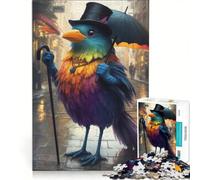 Jigsaw Puzzles for Adults1000 Piece Rainbow Bird Educational Game Difficult Hard Unique Birthday And Xmas Gifts 50x75cm