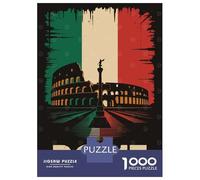 Jigsaw Puzzles for Adults1000 Piece Rome Italy Travel Jigsaw for Adults Anti-Stress Toys A Work of Art for Birthday, Chrismas 52x38cm/1000pcs