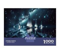 Jigsaw Puzzles for Adults1000 Piece Sailing Under The Stars Adult Jigsaw Puzzle Brain Teaser Game For Family Fun Stress Reduction Gifts 38x26cm/1000pcs