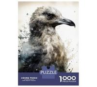 Jigsaw Puzzles for Adults1000 Piece Seagull Beauty Black Ink Adult Jigsaw Puzzle Toy Wall Decor Precision Cutting Deal As Gifts for The Whole Family 38x26cm/1000pcs
