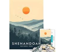 Jigsaw Puzzles for Adults1000 Piece Shenandoah National Park Toy Intellectual Game Relaxing Games Hand Speed Race Great Gifts for Games (Size 38x52cm)