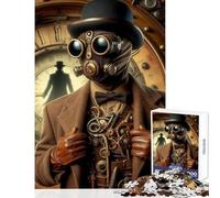 Jigsaw Puzzles for Adults1000 Piece Sherlock Holmes Steampunk Jigsaw Puzzle 1000 Impossible Game Birthday Gifts Staycation Kill Time (50x75cm)