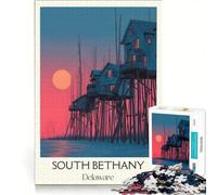 Jigsaw Puzzles for Adults1000 Piece South Bethany, Toy Wall Decor, Staycation Kill Time, Beautiful Design Game 50x75cm