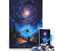 Jigsaw Puzzles for Adults1000 Piece Spider And The Galaxy, Toy Wall Decor, Staycation Kill Time, Beautiful Design Game 38x52cm