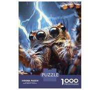 Jigsaw Puzzles for Adults1000 Piece Spider Lightning Adult Jigsaw Puzzle Relaxing Games Staycation Kill Time for Birthday, Chrismas 38x26cm/1000pcs