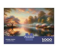 Jigsaw Puzzles for Adults1000 Piece Spring Serenity Landscape Adult Jigsaw Puzzle Relaxing Games Staycation Kill Time for Birthday, Chrismas 70x50cm/1000pcs