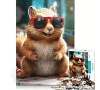 Jigsaw Puzzles for Adults1000 Piece Squirrel Cute Squirrels, Toy Wall Decor, Staycation Kill Time, Beautiful Design Game 50x75cm