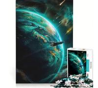 Jigsaw Puzzles for Adults1000 Piece Strange Green World, Educational Toy, Difficult And Challenge, Improving Love between Couples 38x52cm