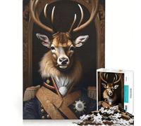 Jigsaw Puzzles for Adults1000 Piece Strgs Head with A Noble Presence, Educational Toy, Difficult And Challenge, Improving Love between Couples 38x26cm