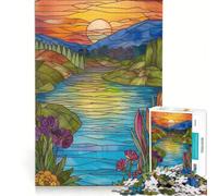 Jigsaw Puzzles for Adults1000 Piece Summer Landscape, Educational Toy, Difficult And Challenge, Improving Love between Couples 38x52cm