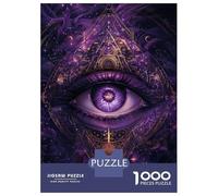 Jigsaw Puzzles for Adults1000 Piece The All Seeing Eye Jigsaw Puzzle Relax Games Difficult Challenge Stress Reduction Gifts 38x26cm/1000pcs
