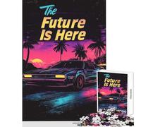 Jigsaw Puzzles for Adults1000 Piece The Future Is Here Jigsaw Puzzle 1000 Impossible Game Birthday Gifts Staycation Kill Time (38x52cm)
