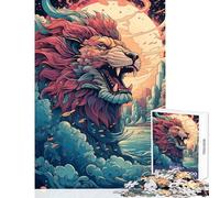 Jigsaw Puzzles for Adults1000 Piece The Merlion Singapore Practical Game Pattern Assembly Anti-Stress Toys Interesting Stress Reduction (38X52CM)