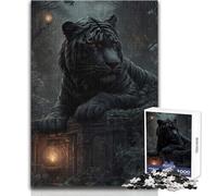 Jigsaw Puzzles for Adults1000 Piece Tiger in The Forest Enjoyable Quiet Leisure Activity Premium Accurate Edge Craft Toy Size 38x26cm