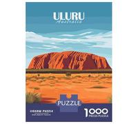 Jigsaw Puzzles for Adults1000 Piece Uluru Rock Australia Jigsaw for Adults Anti-Stress Toys A Work of Art for Birthday, Chrismas 70x50cm/1000pcs