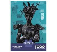 Jigsaw Puzzles for Adults1000 Piece Unique Artwork Woman Portrait Jigsaw for Adults Hands-on Game Wall Decoration for Birthday, Chrismas 38x26cm/1000pcs