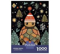 Jigsaw Puzzles for Adults1000 Piece Vintage Turtle Xmas Adult Jigsaw Puzzle Toy Wall Decor Precision Cutting Deal As Gifts for The Whole Family 70x50cm/1000pcs
