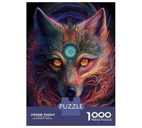 Jigsaw Puzzles for Adults1000 Piece Wolf Wonder Adult Jigsaw Puzzle Toy Wall Decor Precision Cutting Deal As Gifts for The Whole Family 38x26cm/1000pcs