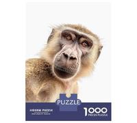 Jigsaw Puzzles for Adults1000 Pieces A Baboon Taking A Selfie Puzzle for Adults Brain Teaser Game A Work of Art Fun Activities at Home 38x26cm/1000pcs