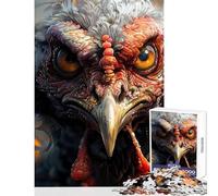 Jigsaw Puzzles for Adults1000 Pieces Angry Turkey Jigsaw Puzzles 1000 Home Decoration Toys Gifts for Women Men But Fun And Humorous (38x26cm)