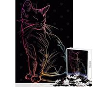 Jigsaw Puzzles for Adults1000 Pieces Animal Neon Adult Jigsaw Brain Teaser Game Stress Reliever Fun at Home Activities, (Size 38x26cm)