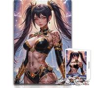 Jigsaw Puzzles for Adults1000 Pieces Anime Battle Queen Beautiful Design Game Perfect Decoration Anti-Stress Toys Size 50x75cm