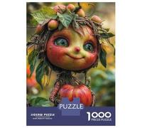 Jigsaw Puzzles for Adults1000 Pieces Apple Creature Holding A Apple Puzzle for Adults Brain Teaser Game A Work of Art Fun Activities at Home 70x50cm/1000pcs