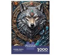 Jigsaw Puzzles for Adults1000 Pieces Astral Enchanter Wolf Jigsaw for Adults Family Game Precision Cutting Unique Birthday And Xmas Gifts 70x50cm/1000pcs