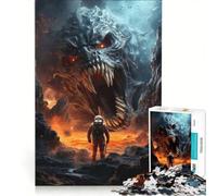 Jigsaw Puzzles for Adults1000 Pieces Bad Luck Astronaut, Impossible Game, Fun at Home Activities, Christmas Birthday Gifts 50x75cm