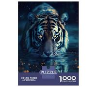Jigsaw Puzzles for Adults1000 Pieces Beautiful Magical Tiger Adult Puzzles Relaxing Games But Fun And Humorous Fun Activities at Home 52x38cm/1000pcs