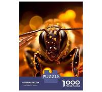 Jigsaw Puzzles for Adults1000 Pieces Bee Honey Jigsaw for Adults Family Game Wall Decoration Challenging Game Gifts 52x38cm/1000pcs