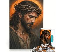 Jigsaw Puzzles for Adults1000 Pieces Behold The Man of Sorrows, Impossible Game, Fun at Home Activities, Christmas Birthday Gifts 38x26cm