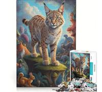 Jigsaw Puzzles for Adults1000 Pieces Beyond Bobcat Reality, Impossible Game, Fun at Home Activities, Christmas Birthday Gifts 38x52cm