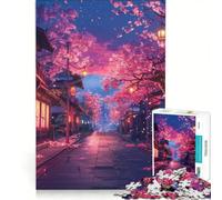 Jigsaw Puzzles for Adults1000 Pieces Blossom Dream Walk, Impossible Game, Fun at Home Activities, Christmas Birthday Gifts 50x75cm