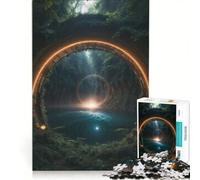 Jigsaw Puzzles for Adults1000 Pieces Bridge to Another World, Relaxing Games, Difficult Hard, with Matching Poster And Trivia Sheet 50x75cm