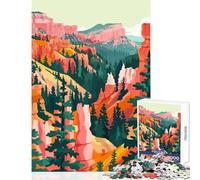 Jigsaw Puzzles for Adults1000 Pieces Bryce Canyon Utah Art Shared Joyful Family Experience Wonderful Christmas Surprise Gifts (38x26cm)