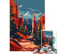 Jigsaw Puzzles for Adults1000 Pieces Bryce Canyon Utah USA Challenging Game Toys Educational Game Perfect Decoration Funny Gifts (Size 38x26cm)
