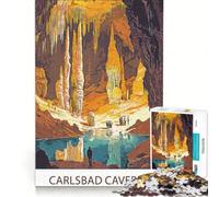Jigsaw Puzzles for Adults1000 Pieces Carlsbad Caverns National Park, Relax Games, Staycation Kill Time, Great Gift for Gaming 38x26cm