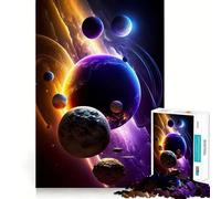 Jigsaw Puzzles for Adults1000 Pieces Celestial Dreamscape Clean Cut Art Logic Fun Toy Relax Game Play Christmas Calm Gift (38x26cm)