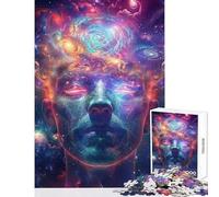 Jigsaw Puzzles for Adults1000 Pieces Celestial Enlightenment Practical Game Hand Speed Race Educational Toy for Is Ideal As A Gifts (75X50CM)
