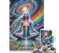 Jigsaw Puzzles for Adults1000 Pieces Chipped in Quantum, Brain Teaser Game, Pattern Assembly, Great Gift for Gaming 38x26cm