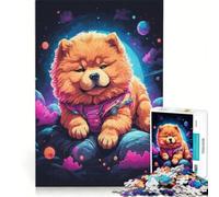 Jigsaw Puzzles for Adults1000 Pieces Chow Chow Puppies, Impossible Game, Fun at Home Activities, Christmas Birthday Gifts 38x52cm