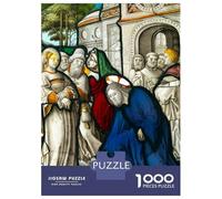 Jigsaw Puzzles for Adults1000 Pieces Christ And The Woman Adult Puzzles Fun Games Difficult Challenge Fun at Home Activities, 52x38cm/1000pcs