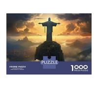 Jigsaw Puzzles for Adults1000 Pieces Christ The Redeemer Statue-3 Jigsaws for Adults Family Game Analysis And Logic Christmas Birthday Gifts 38x26cm/1000pcs