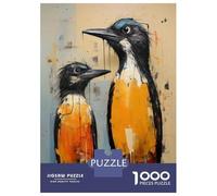 Jigsaw Puzzles for Adults1000 Pieces Colorful Birds Art Print Adult Jigsaw Puzzle Toy Wall Decor Analysis And Logic Challenging Game Gifts 52x38cm/1000pcs