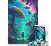 Jigsaw Puzzles for Adults1000 Pieces Cosmic Alien Journey, Relax Games, Staycation Kill Time, Great Gift for Gaming 50x75cm