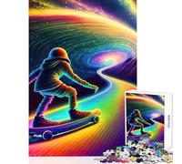 Jigsaw Puzzles for Adults1000 Pieces Cosmic Glide Shared Joyful Family Experience Wonderful Christmas Surprise Gifts (50x75cm)