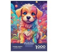 Jigsaw Puzzles for Adults1000 Pieces Cute Sweet Dog Adult Puzzles Fun Games Difficult Challenge Fun at Home Activities, 70x50cm/1000pcs