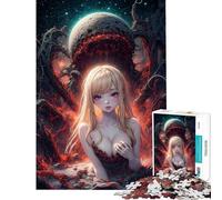 Jigsaw Puzzles for Adults1000 Pieces Darkness Psycho Creature Puzzles for Adults Family Games Difficult Hard Fun Activities at Home (Size 50x75cm)