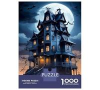 Jigsaw Puzzles for Adults1000 Pieces Demonic Castle Puzzle for Adults Brain Teaser Game A Work of Art Fun Activities at Home 70x50cm/1000pcs